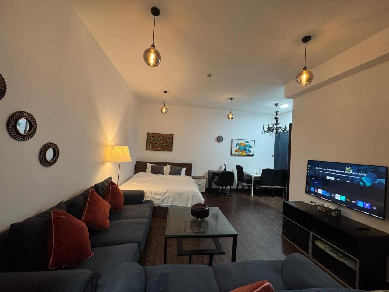 Sea View 1Br Apartment - Marina Pinnacle Dubaj Zewnętrze zdjęcie
